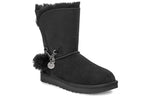 (WMNS) UGG Classic Mini Charms Black 1103765-BLK