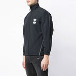 Off-White Solid Color Stand Collar Zipper Jacket Slim Fit Version Black OMBD010R19C010211000