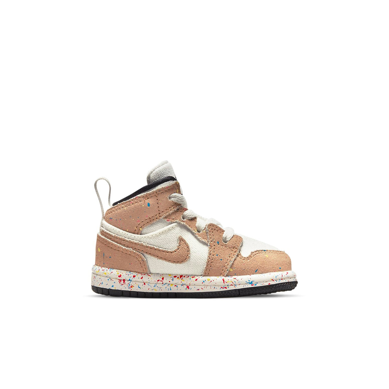 (TD) Air Jordan 1 Mid SE 'Brushstroke Paint Splatter' DA8012-100