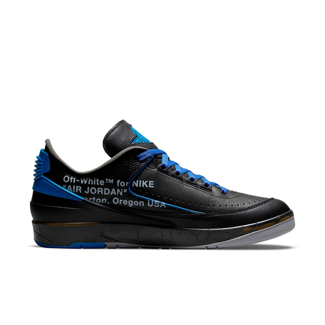 Air Jordan 2 Retro Low SP x Off-White 'Black Varsity Royal' DJ4375-004