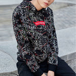 Li-Ning Red Flag Casual Sports Pullover Hoodie 'Black' AWDPB09-3