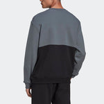 adidas originals Athleisure Casual Sports Round Neck Pullover Black Blue Colorblock GN3439