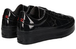 (WMNS) Converse One Star Platform Ox 'Patent Black' 562604C