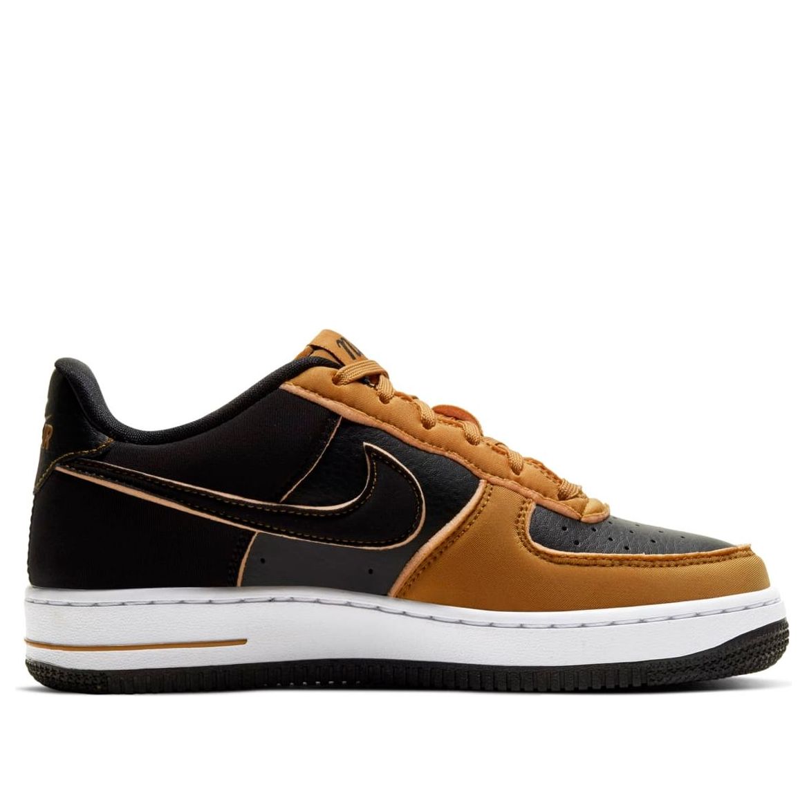 (GS) Nike Air Force 1 Low 'Black Yellow Orange' CD7406-003