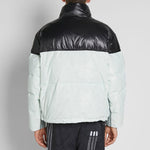 Men's adidas originals x alexander wang Crossover Translucent Ripstop Contrast Color Stitching Mint Green Down Jacket DT9504