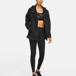 (WMNS) Nike Therma Full-Length Zipper Cardigan Training Hoodie Jacket Black CU6765-010