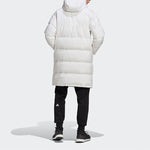 adidas Puffy Long Co Hooded Down Jacket Men's White GF0073