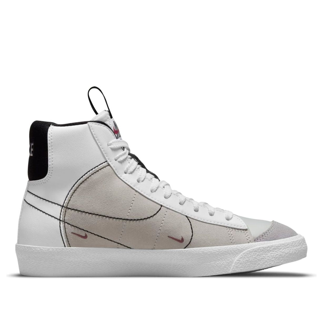 (GS) Nike Blazer Mid '77 SE 'White Rush Maroon' DH8640-101