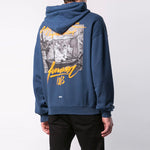 Off-White MENS Summer Over Popover Hoody Blue OMBB037R19B970093088