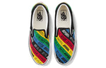 Vans Classic Slip-On Multi-Color 'MultiColor Rainbow Black' VN0A4U38WK2