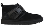 UGG Neumel Snapback Buckle Fleece Lined Snow Boots Black 1118570-BLK