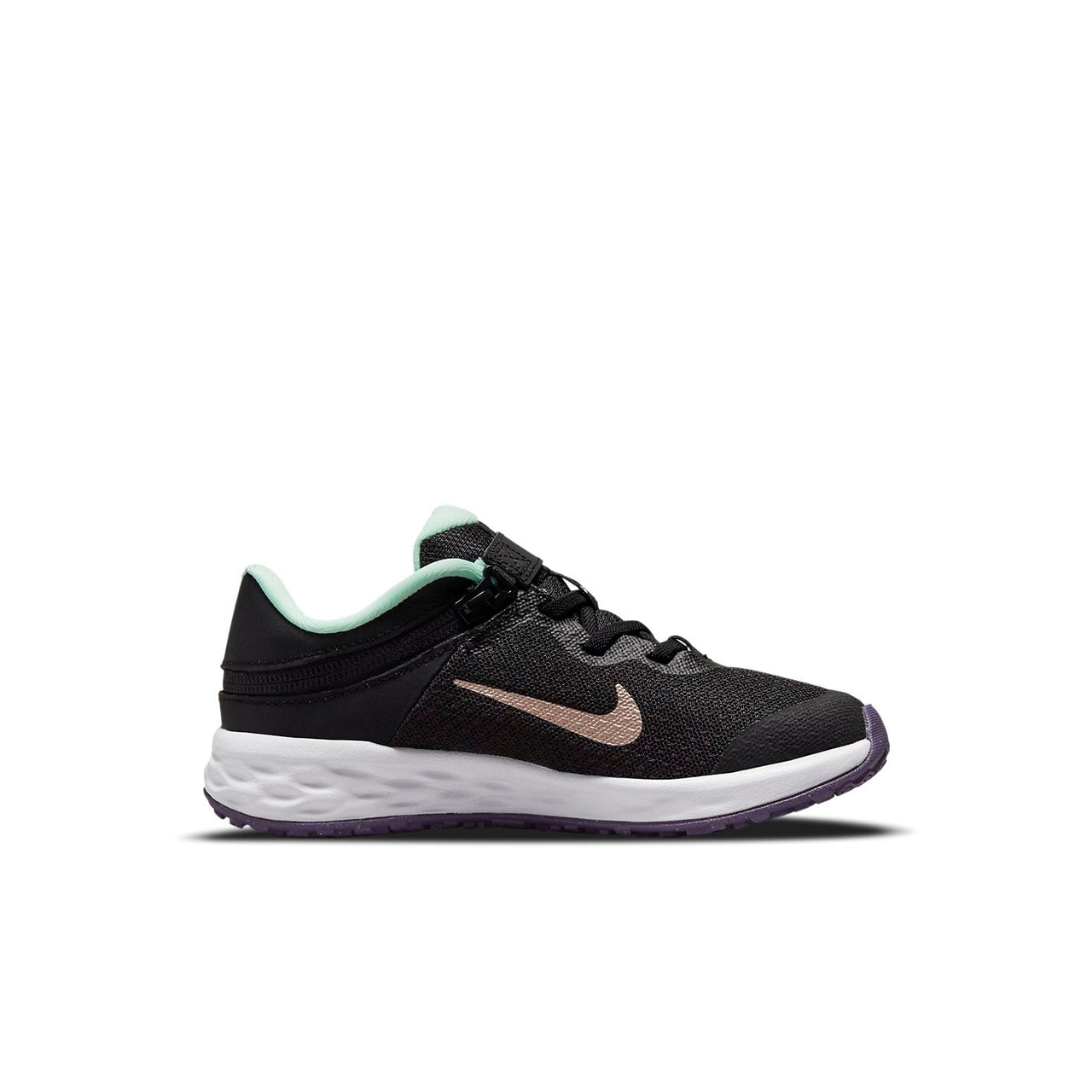 (PS) Nike Revolution 6 FlyEase 'Black Mint Foam' DD1114-005