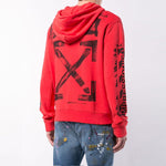 Off-White MENS SS19 Virgil Abloh Diag Stencil Red OMBB034R190030152010