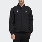 adidas Wj Jkt Warm Logo Print Sport Shuttle Jacket Men's Black FJ0192