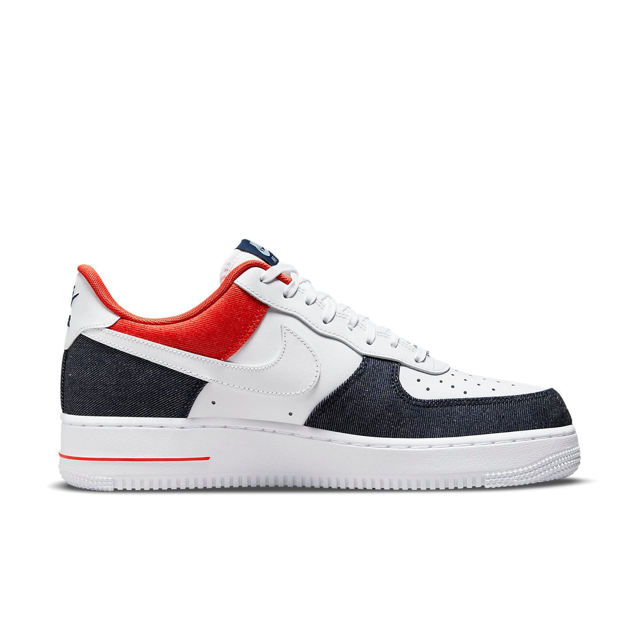 Nike Air Force 1 '07 LX 'White Red Denim' DJ5174-100