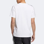 adidas neo Logo Printing Round Neck Sports Short Sleeve White T-Shirt HN8778