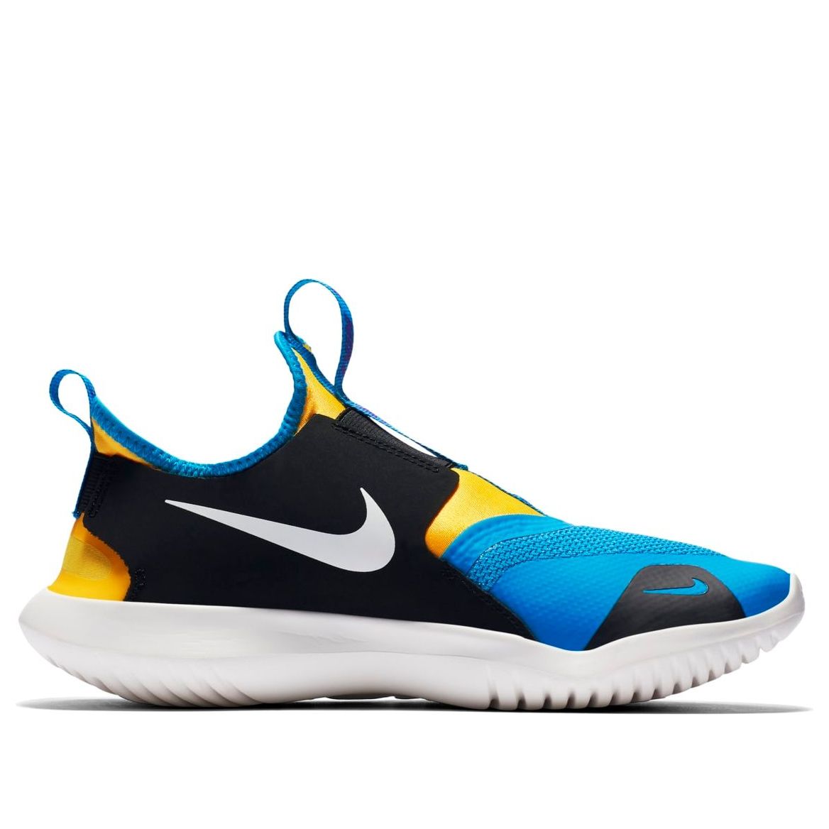 (GS) Nike Flex Runner 'Black Blue' AT4662-401