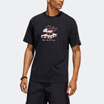 adidas originals Shmoofoil Pattern Printing Athleisure Casual Sports Short Sleeve Couple Style Black HC2193