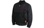 Men's Nike Kyrie Basketball Sports Mesh Patchwork Print Pattern Woven Baseball Padded Jacket CK6671-010