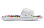 (WMNS) Under Armour Ignite 6 Graphic Footbed Slide 'White Blitz Red' 3023767-108