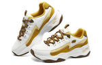 (WMNS) Skechers D'Lites 4.0 'White Yellow' 800004-NAT