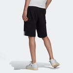 adidas originals Solid Color Stripe Cargo Pocket Sports Shorts Black HB9542