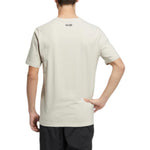 adidas Solid Color Logo Athleisure Casual Sports Short Sleeve Unisex Bauxite Brown HS4395