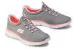 (WMNS) Skechers Summits 'Grey Pink' 12980-GYPK
