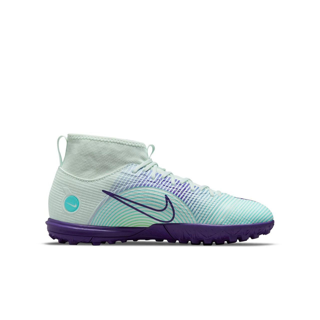 (GS) Nike Mercurial Superfly 8 Academy TF 'Dream Speed - Barely Green Electro Purple' DN3776-375