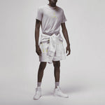 Air Jordan Sport DNA Solid Color Logo Alphabet Numeric Round Neck Short Sleeve Purple Red DO8899-501
