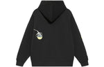(WMNS) Li-Ning Sports Living Series Cartoon Pattern Pullover Hoodie 'Black' AWDS592-2