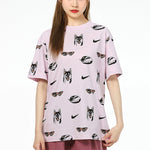 (WMNS) Nike AS W Nike Sportswear BF Dog AOP Regal PINK DJ1833-695