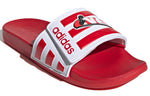 adidas neo Adilette Comfort Adj Yellow Crossover Red White Unisex Slippers 'Red White' FY3040