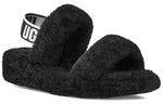 (WMNS) UGG Oh Yeah Thick Sole Sandals Black 1107953-BLK