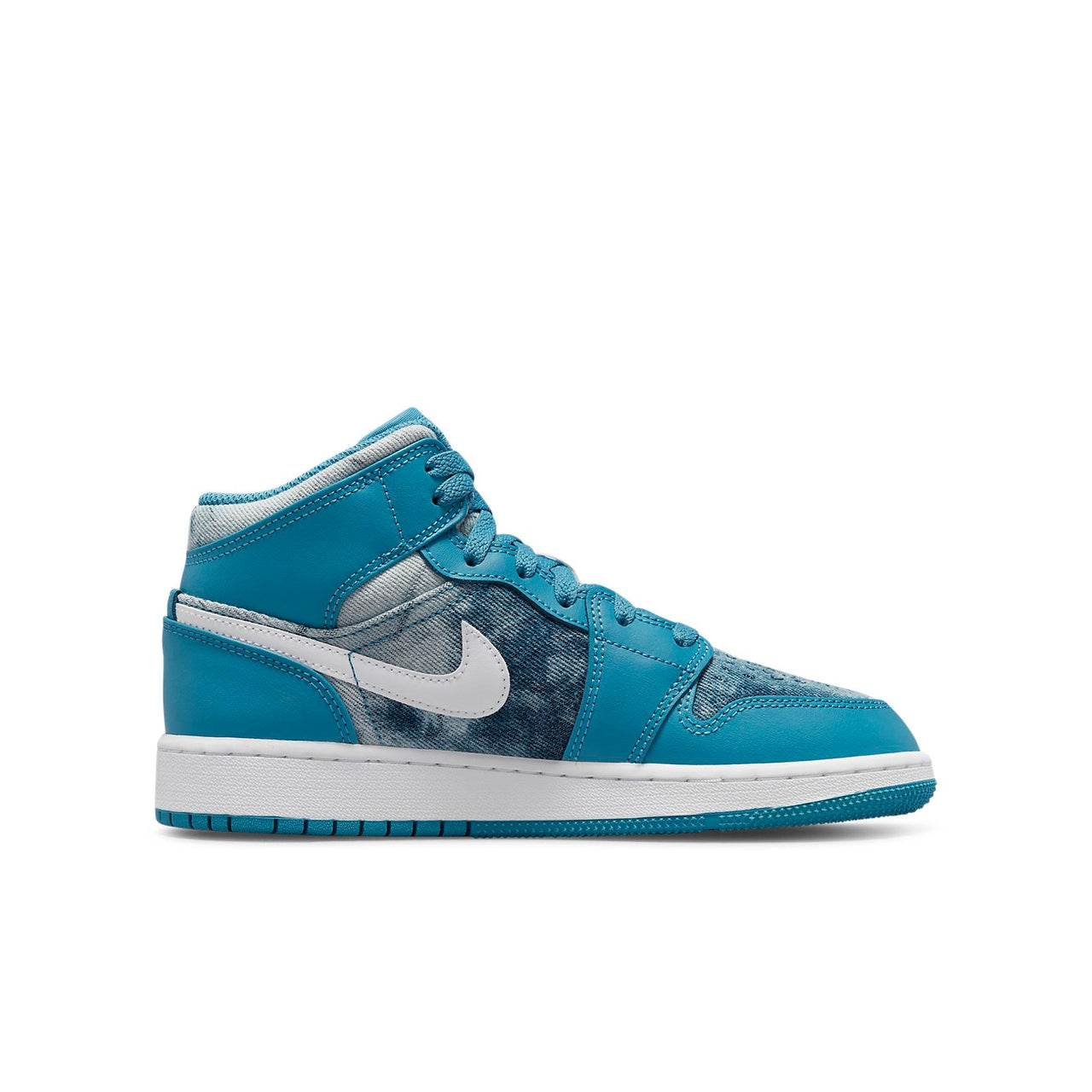 (GS) Air Jordan 1 Mid 'Washed Denim' DM8951-400