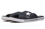 (WMNS) Converse One Star Slide 'Black' 565527C