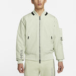 Men's Air Jordan Pocket Zipper Short Padded Jacket Green DJ0233-371