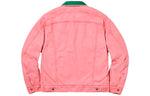 Supreme FW18 x Levs Quilted Reversible Trucker Jacket Pink SUP-FW18-763