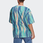 adidas originals Grx Dtc Tee Aop Large Printing Round Neck Sports Short Sleeve GN3319