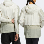 adidas TERREX U VOYG LIGHT WB Outdoor Sports Hooded Jacket Couple Style light grey HE5180