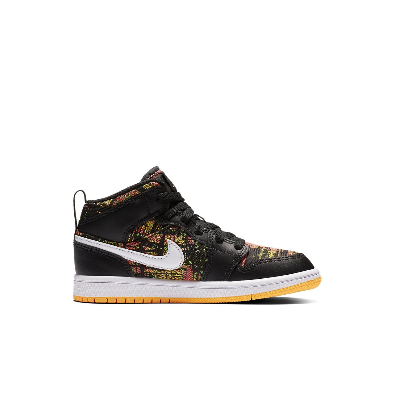 (PS) Air Jordan 1 Mid 'Black Laser Orange' 640737-003