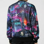 A Bathing Ape Neon Tokyo Crewneck Pullover 'Multicolor' 1G30-113-015
