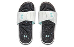 (WMNS) Under Armour Ignite VI Graphic FB Slippers White/Black 3023767-104