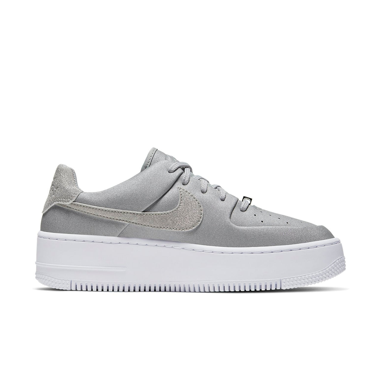 (WMNS) Nike Air Force 1 Sage Low Lx 'Metallic Silver White' CQ7510-017