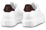 (WMNS) LOUIS VUITTON Time Out Trainers 'White Logo with Monogram' 1AAP6D
