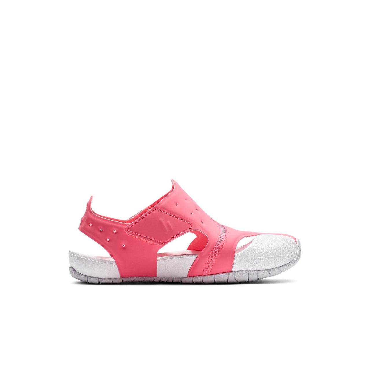 (PS) Air Jordan Flare Velcro Outdoor Flat Heel Fashion Sports Pink Sandals CI7849-600