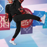 adidas neo M Cny Wb limited Colorblock Sports Hooded Jacket Black Red HM9887