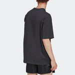 Men's adidas New Osize Tee Loose Sports Round Neck Short Sleeve Black T-Shirt HN1958