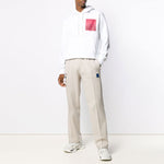 Off-White Arrows Sketch Cotton Mens Loose Normal Fit Sweater OMBB034E19E300090128