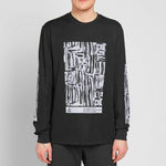 Men's Nike ACG Waffle Casual Sports Printing Pullover Long Sleeves BQ7205-010